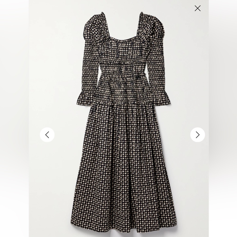 Doen Black and White A-Line Skirt